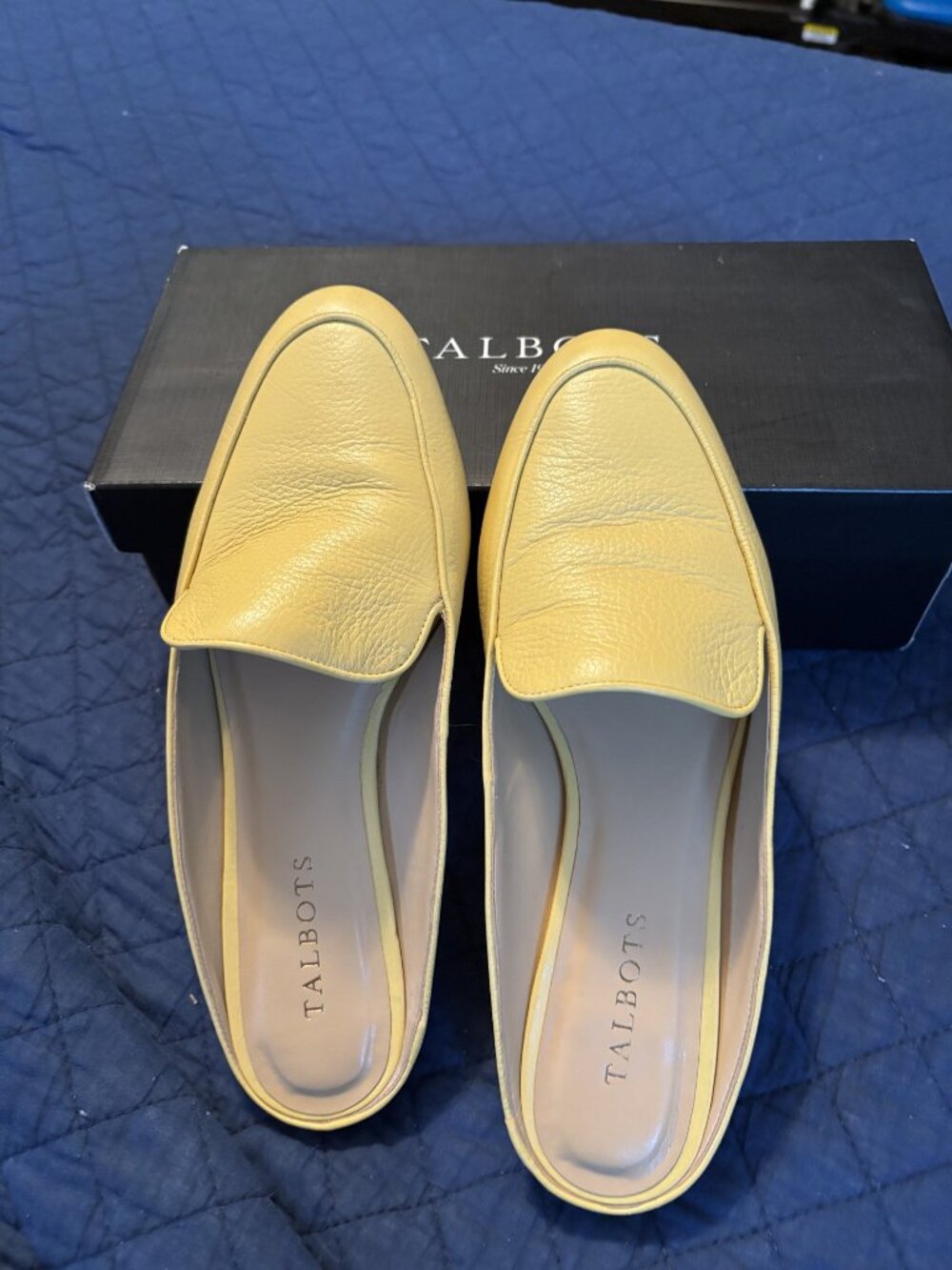 Talbots Frannie Mule in Yellow Color